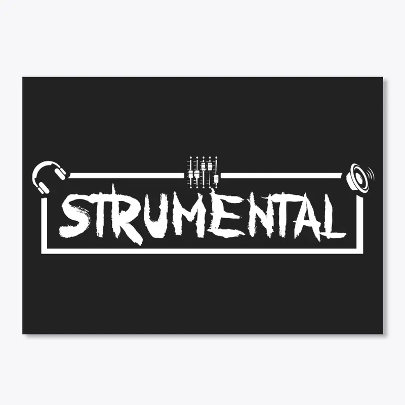 Strumental Logo (White)